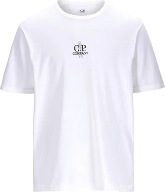 C.P. Company T-Shirts - Heren - T-shirts - Wit - M - Tops