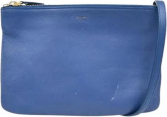 Celine Pre-owned Cross Body Bags, female, Blue, Size: ONE SIZE Pre-owned Vintage Cross Body Bag