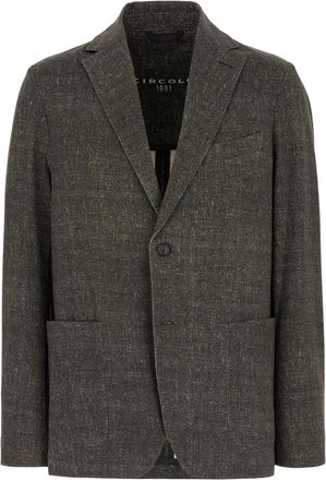 Circolo 1901 Giacca effetto screziato con due bottoni - Grigio