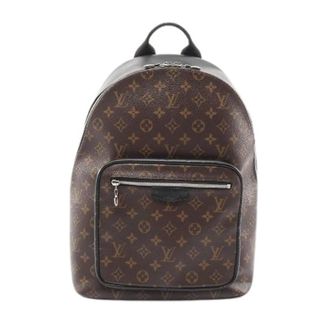 Louis Vuitton Pre-owned Josh NV Monogram Macassar Rugzak - Heren - Pre-owned - Bruin - Maat: ONE Size Leer
