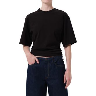 A Gold E Shari Cotton T-Shirt in Black at Nordstrom, Size Small
