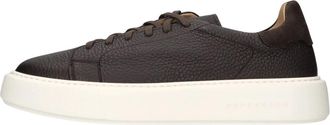 Henderson Leone Sneaker - Heren - Sneakers - Bruin - 44 EU - Leer - Schoenen