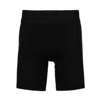 Ludovic de Saint Sernin Zwarte Stretch Katoenmix Geribbelde Shorts - Dames - Bermuda - Zwart - XS - Katoen - Korte Broeken
