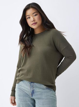 Twik Womens Crew-neck loose sweater