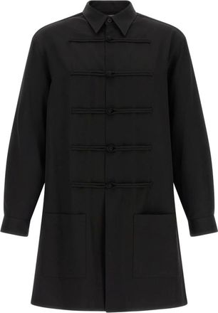 Yohji Yamamoto Hombre, Camisas, Negro, Talla: L