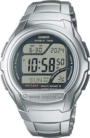 Casio Accessoires, Heren, Grijs, ONE Size, Waveceptor Wv-58Rd-1Aef Digitale Horloge