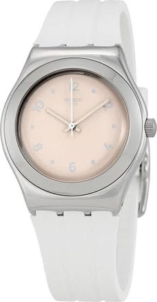 Swatch Blusharound Light Orange Dial Ladies Watch YLS199