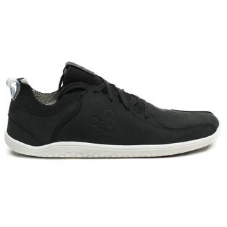 Vivobarefoot Primus Knit Lux II Leather Textile Womens Lace Up Trainers - UK 5 - US 7.5 Women - EU 38 - Obsidian - Size:UK 5