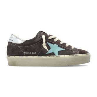 Golden Goose Hi Star Classic Met Lijst Sneakers - Dames - Schoenen - Bruin - Maat: 36 EU Katoen
