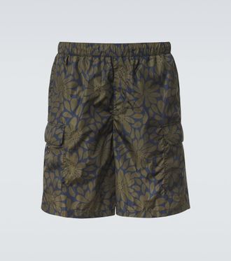 Prada Re-Nylon floral swim trunks
