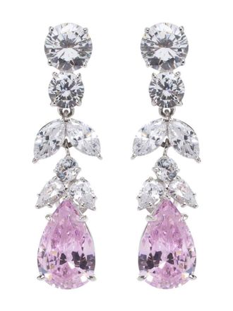 Fantasia Oorringen met parel - Wit