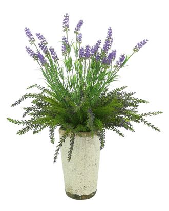Creative Displays Inc. Cedar & Lavender Arrangement In Gray Ceramic Vase