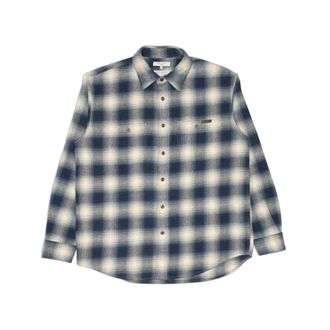 Nudie Jeans Overhemden, Heren, Blauw, M, Katoen, Julian Worker Shirt