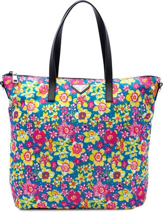Prada Pre-owned Prada Tessuto Stampato Satchel Ladies UL8P8H00NGDE75JU