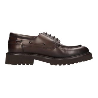 Doucal's Leren Veterschoenen - Heren - Veterschoenen - Bruin - 42 EU - Leer - Schoenen