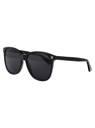 Gucci GG0024S Black Acetate Sunglasses - Black