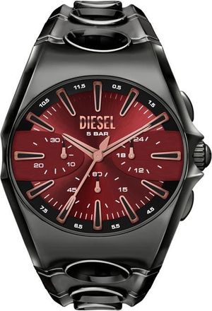 Diesel D-Curve Chronograph Bracelet Watch, 48mm in Gunmetal at Nordstrom