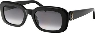 Saint Laurent SL M130 Zonnebrillen - unisex - Accessoires - Zwart - Maat: 53 MM