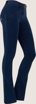 Freddy Leggings FREDDY Leggings WRUP47RF412, Damen, Gr. XL, EURO, blau (schwarz jeans, seams on tone), Obermaterial: 84% Baumwolle CO. 16% Elasthan EL., Hose