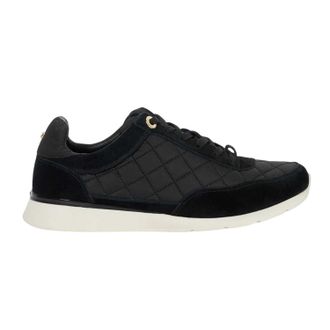 Dune London Everglow su&egrave;de sportschoenen voor dames (Zwart)