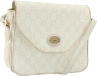 Gucci Pre-owned Cross Body Bags, female, White, Size: ONE SIZE Pre-owned Vintage Shoulder Bag