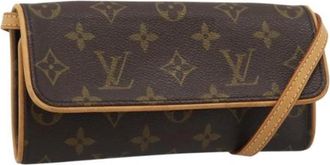 Louis Vuitton Pre-owned Monogram Canvas Schoudertas - Dames - Vintage Schoudertas - Bruin - ONE Size - Vintage