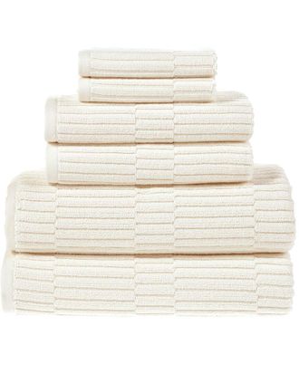 Alexis Alexis Antimicrobial Oxford 6Pc Towel Set