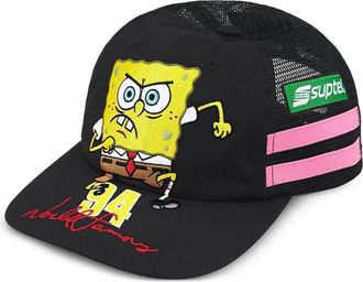 SUPREME x SpongeBob Square Pants x Jeff Hamilton Cappello da baseball con logo - Nero