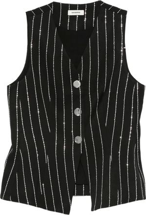 Sandro Gilet a righe - Nero