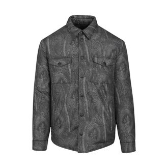 Etro 99Sasz5-X0810 Shirt - Heren - Jassen - Zwart - Maat: L Katoen