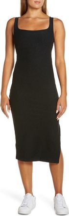 Beyond Yoga Icon Space Dye Midi Dress in Darkest Night at Nordstrom, Size Medium