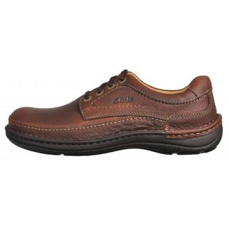 Clarks Heren, Schoenen, Bruin, Maat: 42 1/2 EU Leer