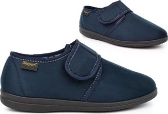 Generic Mens Strap Fastening Slippers Size 6 Boys Slippers Size 14 Comfort Slipper Mens Strap Fastening Slipper Comfort Memory Foam Extra Large Extra Large Si