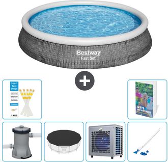 Bestway Piscina Bestway Fast Set Redonda - 396x84 Cm - 7-piezas S199