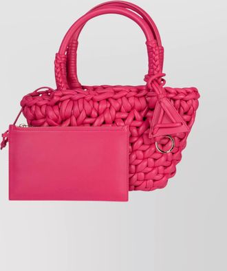 Alanui braided tote bag top handles