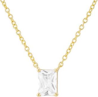 Untamed Petals Astor Crystal Necklace in Metallic Gold at Nordstrom