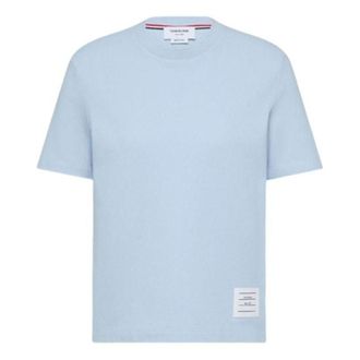 Thom Browne (WMNS) THOM BROWNE Short Sleeve T-Shirt Sky Blue FJS207A-00050-480