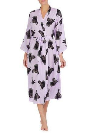Shady Lady Eyewear Longline Robe in Lavendar Print at Nordstrom Rack, Size Large/x-Large