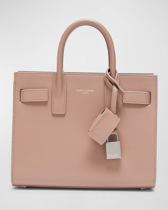 Saint Laurent Sac De Jour Nano Top-Handle Bag in Smooth Leather