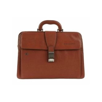 Piquadro Tassen, Heren, Bruin, ONE Size, Leer, Laptop Bags & Cases