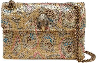 Kurt Geiger Gold Mini Kensington Crossbody Bag