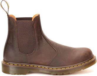 Dr. Martens 2976 Crazy Horse Chelsea Boot - Heren - Chelseaboots - Bruin - 44 EU - Leer - Schoenen