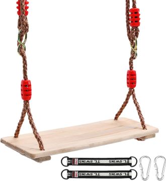 OEM Columpio De Exterior, Asiento De Columpio Para Ni&ntilde;os Y Adultos, Con Cuerda Ajustable, Para &Aacute;rbol, &Aacute;rea De Juegos Al Aire Libre E Interior