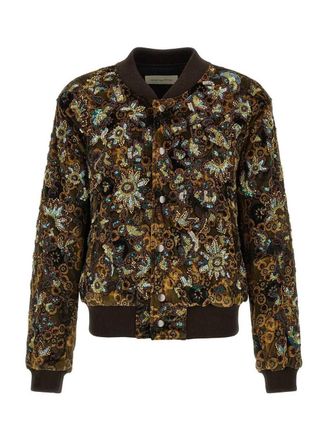 Dries Van Noten Giubbotto bomber decorato Dries Van Noten Valtor