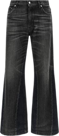 Haikure Claire Wijde Jeans - Dames - Loose Fit Jeans - Grijs - W27 - Katoen - Jeans