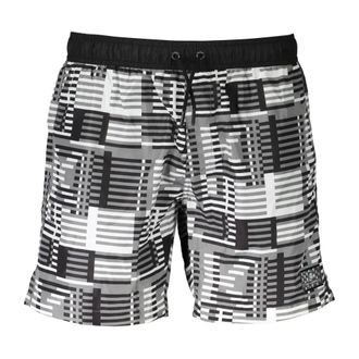 Karl Lagerfeld Badmode, Heren, Veelkleurig, M, Polyester, Medium Sea Boxer