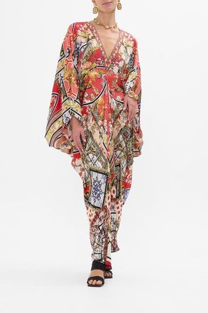 Camilla T Shape Long Kaftan Lisboa Luxe at Nordstrom, Size One Size Au