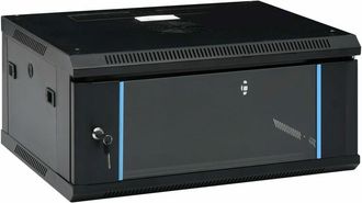 vidaXL Armario De Red De Pared 4u 19 Ip20 600x450x285 Mm Vidaxl