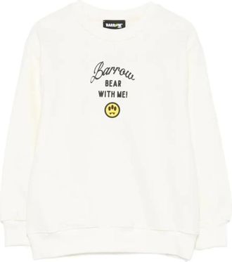 Barrow Kids Sweatshirts, male, White, 6 Y, 013 Crema Sweatshirt