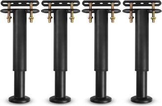 OEM Patas De Cama Ajustables De Metal, Patas De Metal Resistentes Para Somieres, Aptas Para Somieres De L&aacute;minas Universales, Armarios Y Sof&aacute;s De 18-31 Cm 